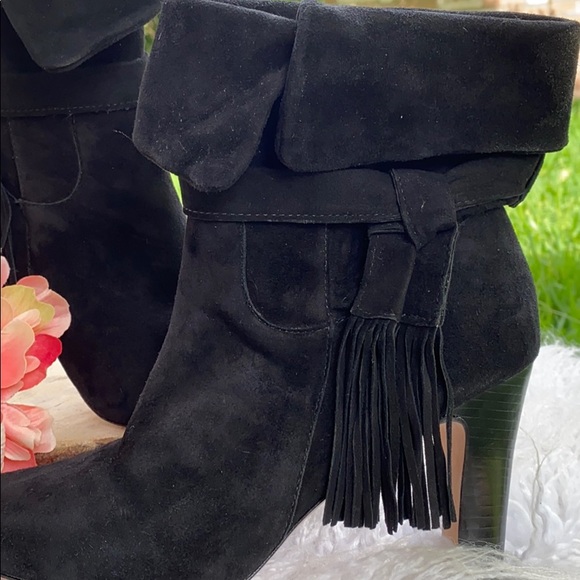 JOHNSTON & MURPHY BLACK ANKLET HIGH BOOTS - Picture 3 of 11